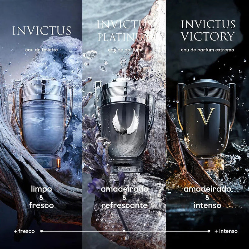 Invictus Platinum Paco Rabanne – Eau de Parfum - 100ml