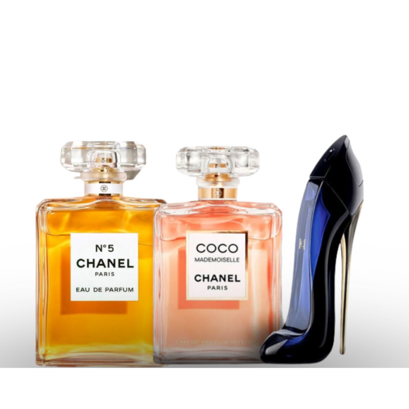 Chanel N°5, Coco Chanel Mademoiselle y Good Girl 50 ml